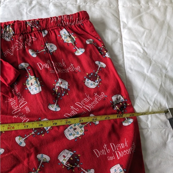 Christmas PJs size XL Red Wine - Picture 6 of 14